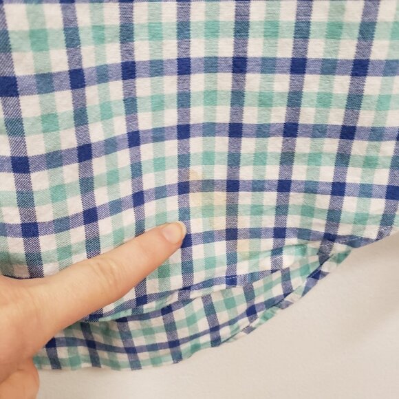 Polo Ralph Lauren Mens Gingham Oxford Button Shirt Size M Slim Fit Preppy Golf - Picture 4 of 15